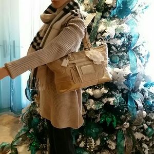 PRICE FIRM POPPY STRAW NATURAL /GOLD TOTE BAG